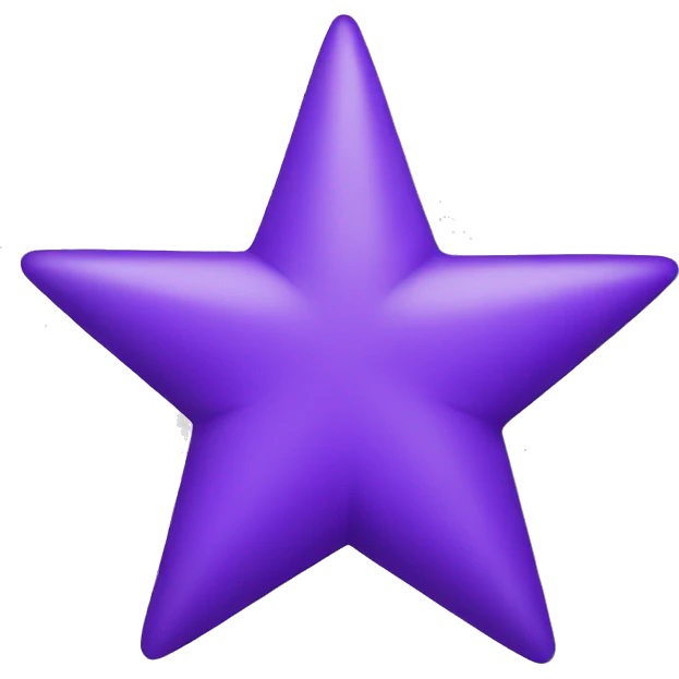 Purple star emoji emoji