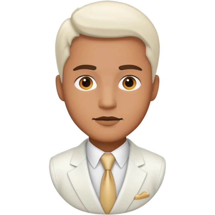 Man in white suit emoji
