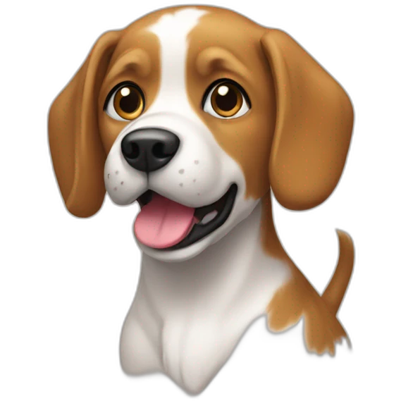 Chat avec un chien emoji