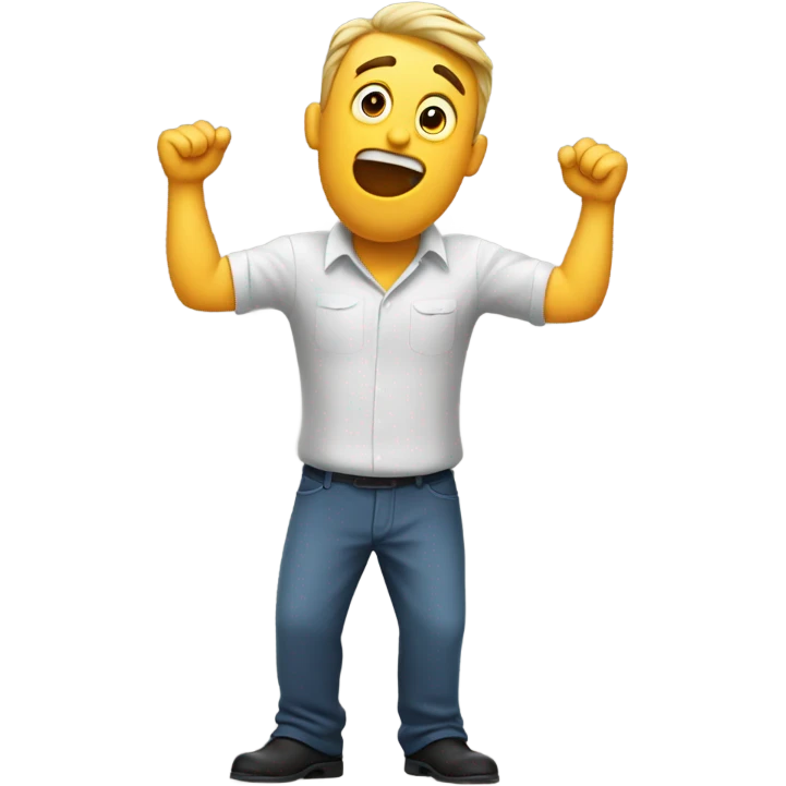 Man farting emoji