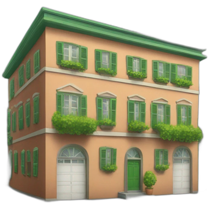 Immeuble vert emoji