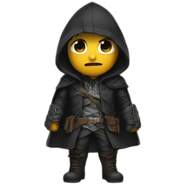 Assassin in a hood emoji