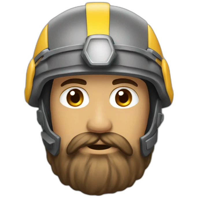 winter-constructuion-bronw beard-heltmet emoji