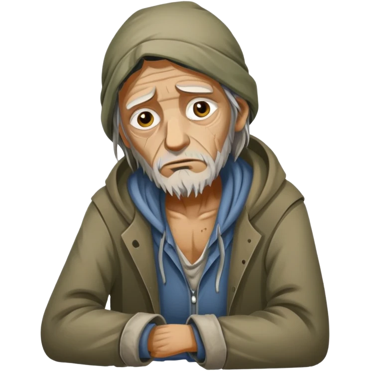 Homeless emoji