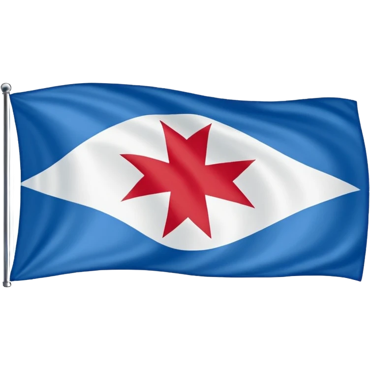 Chicago state flag emoji