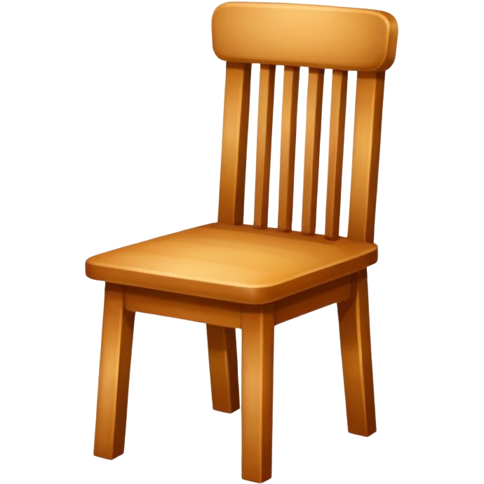 wooden chair emoji
