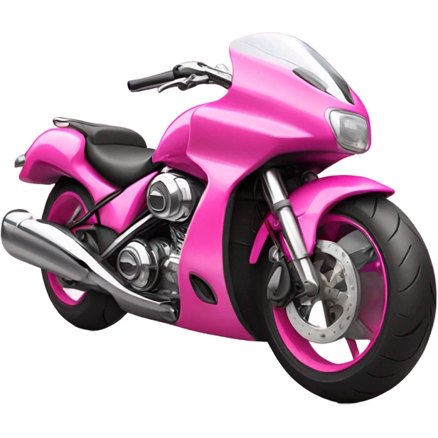 pink motorcycle  emoji