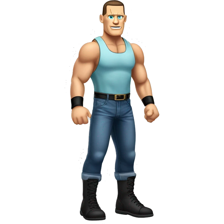 john cena wwe full body emoji