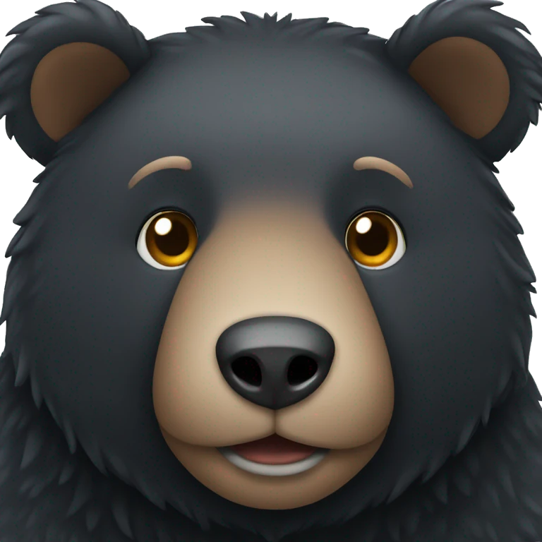 Black bear emoji