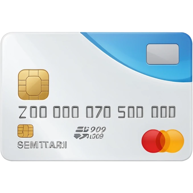 white credit card emoji