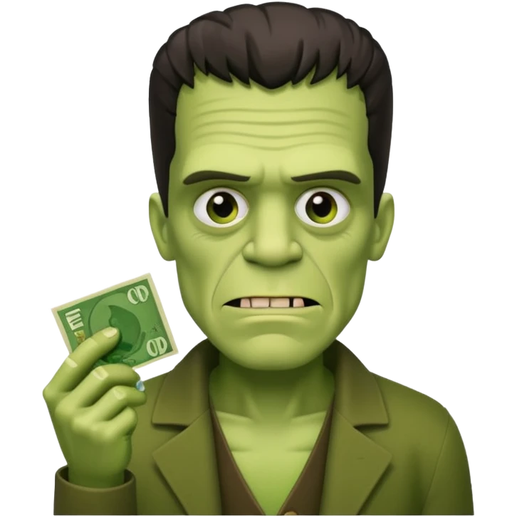 frankenstein with money  emoji