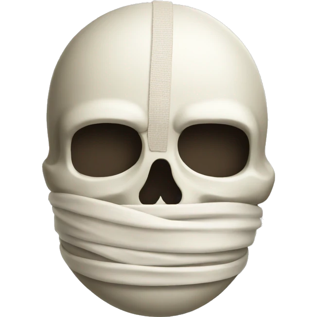 bandaged skull emoji