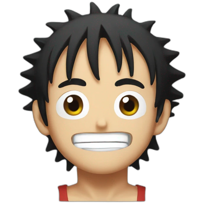 luffy one piece emoji