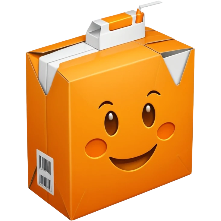 orange juice box emoji