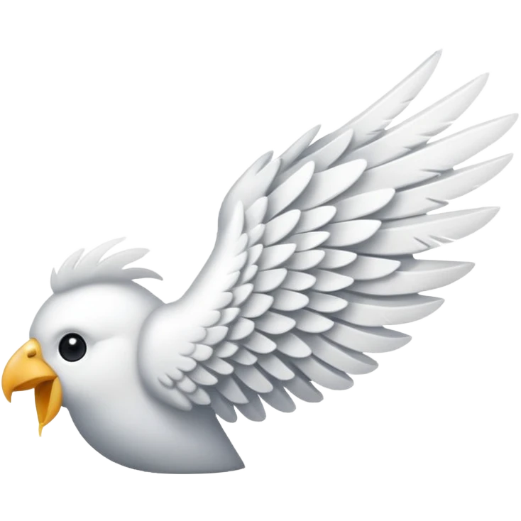 Only single Wings of right side emoji