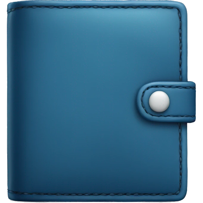 blue lether wallet emoji