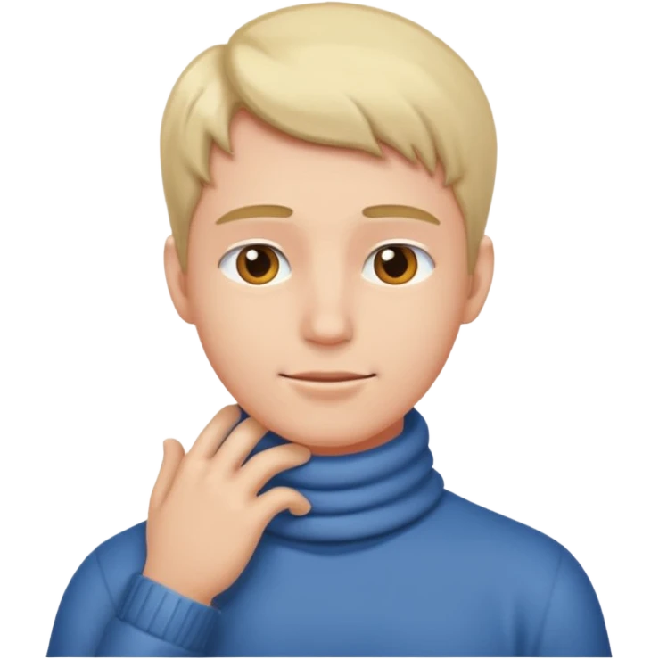  person with hands on his neck emoji