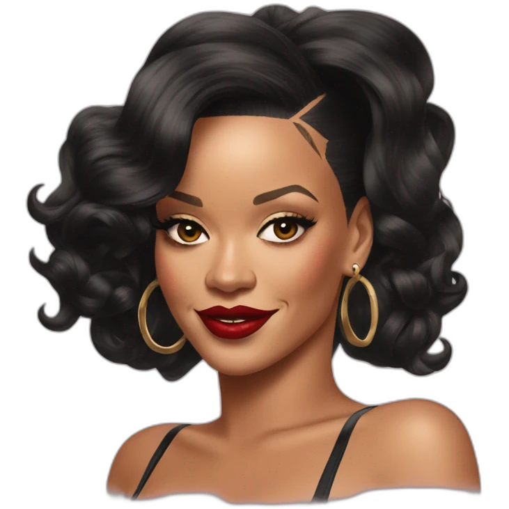 rihanna pinup emoji