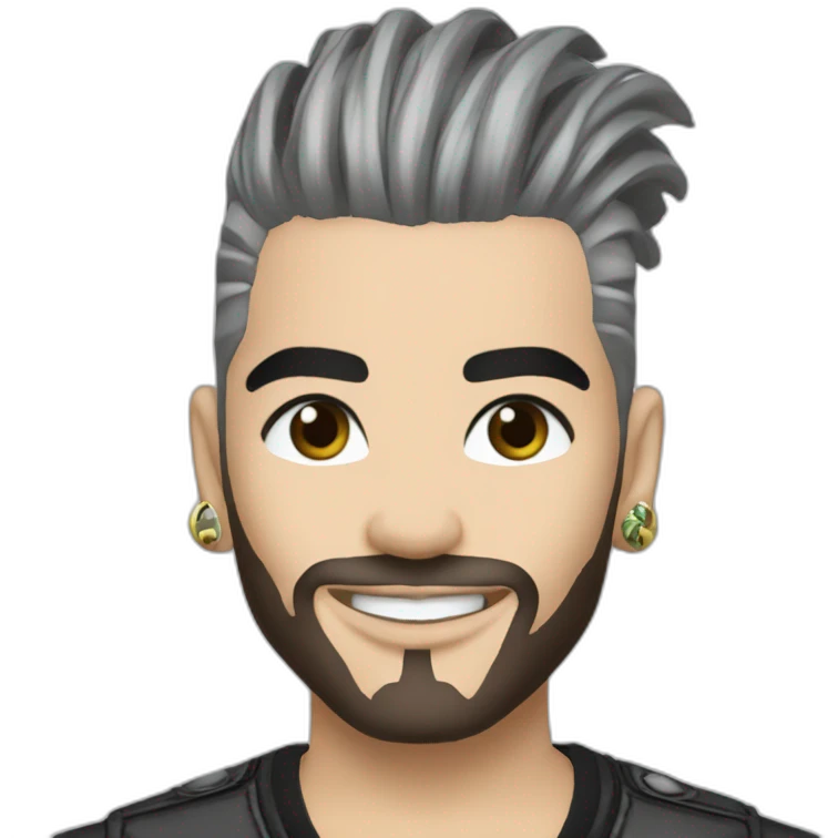 Bill Kaulitz hair spray emoji