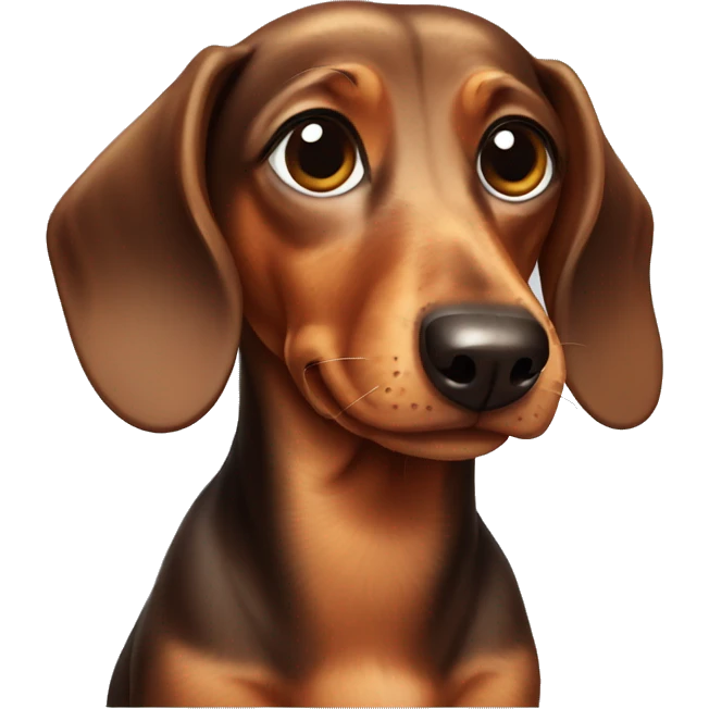 dog dachshund emoji