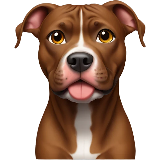 brown pitbull emoji