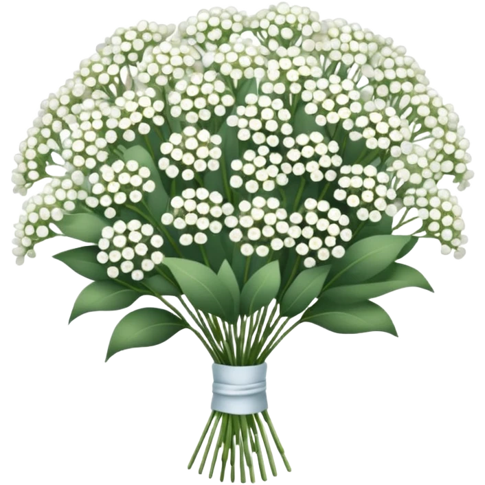 baby's breath bouquet emoji