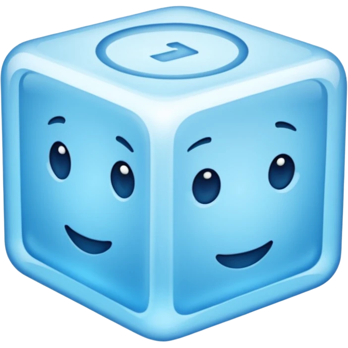 Cubo de gelo em cores
#3E8EDE, #2A5A8A emoji