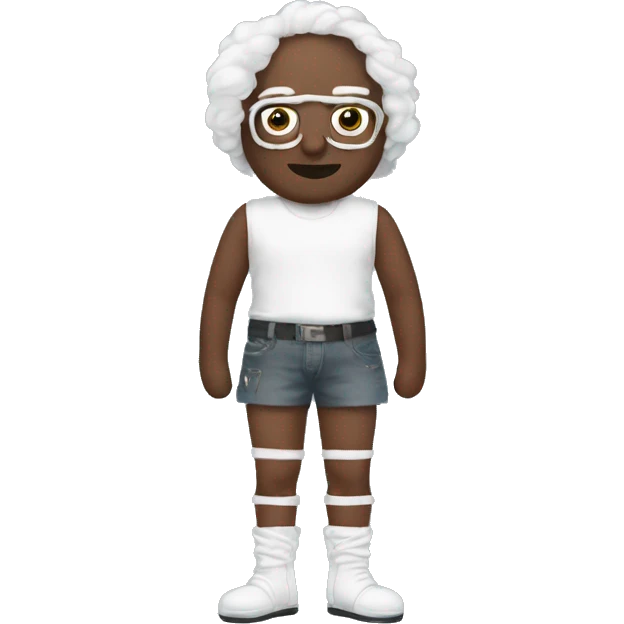 white leg warmers emoji
