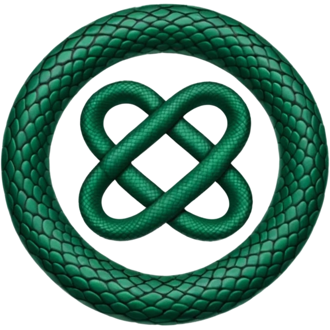 Símbolo da Fisioterapia formado por um círculo verde, duas serpentes, e um raio central.
No conjunto, o símbolo representa o uso do movimento e do conhecimento científico para promover a reabilitação e o bem-estar do corpo humano. emoji