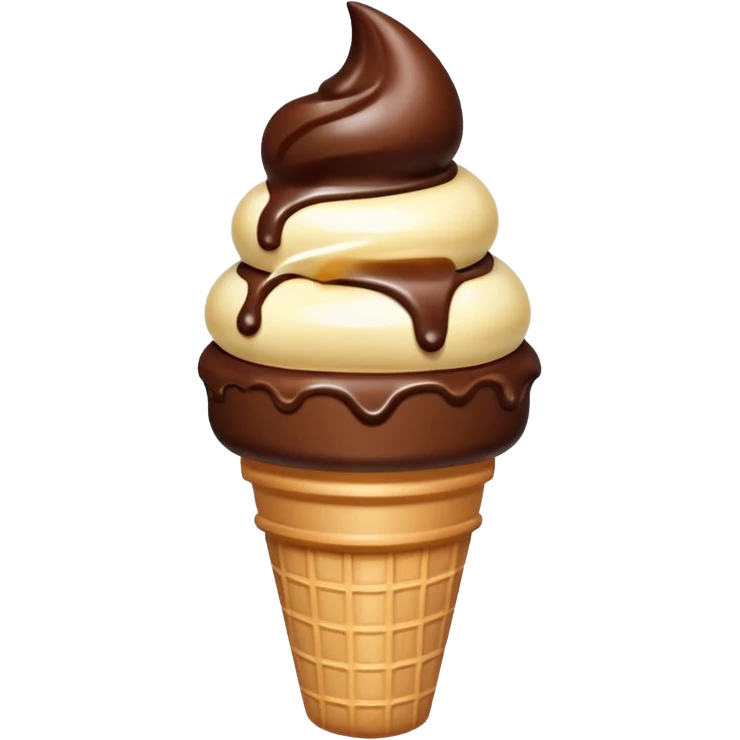 sorvete chocolate emoji