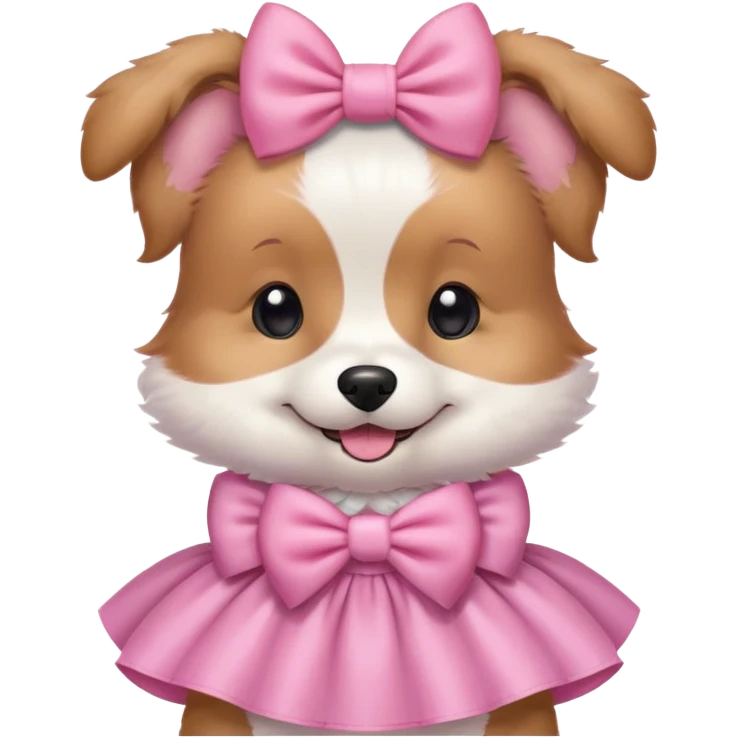 Perro coquette emoji