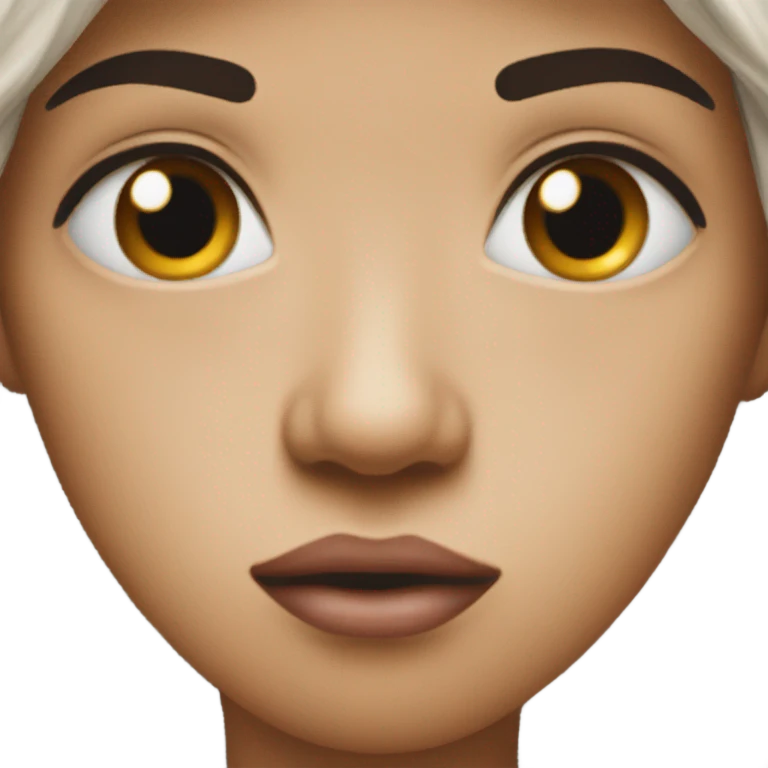 Sad face emoji