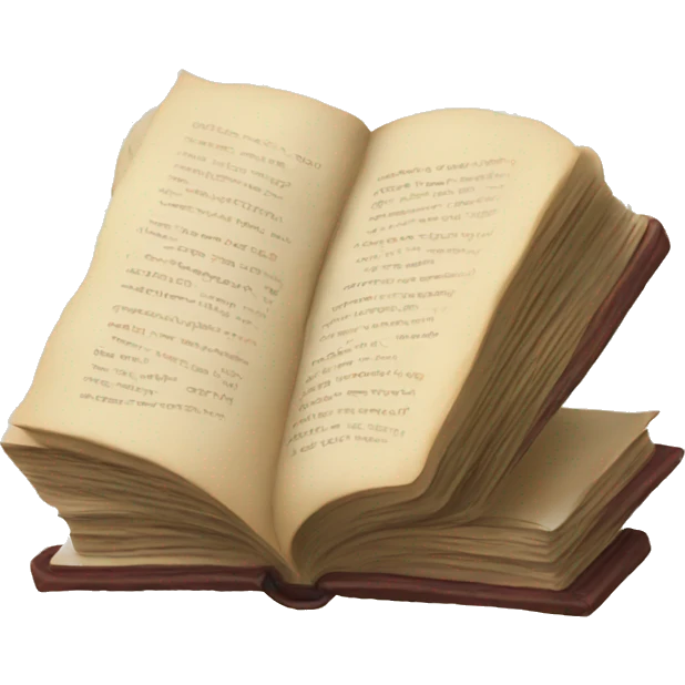 book reading a book emoji