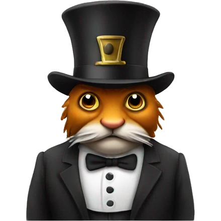 boognish with tophat emoji