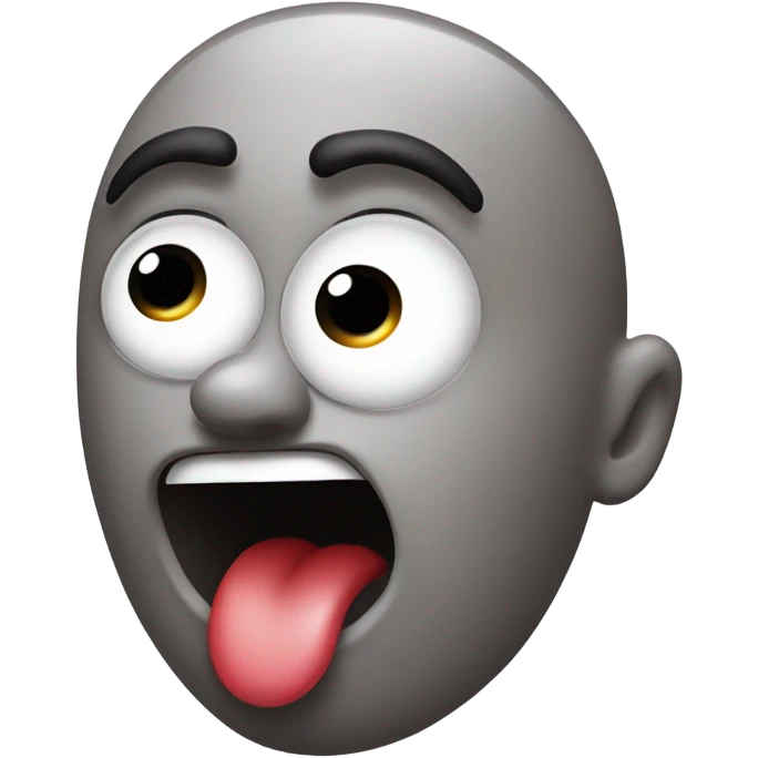 Eyeroll smiley face with kissy face emoji