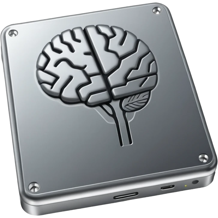 brain like an external hard drive emoji