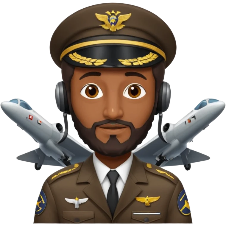 Osama bin Ladin flying a plane emoji