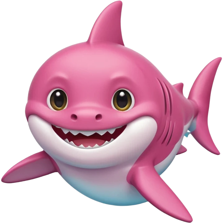 pink Baby Shark emoji