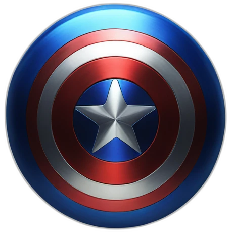 Captain America bouclier  emoji