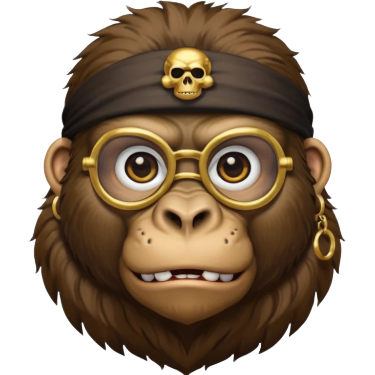 pirate gorilla emoji
