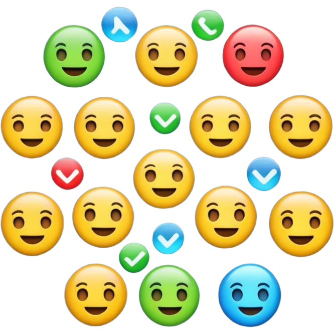 create a realistic emoji showing something showing real time data emoji