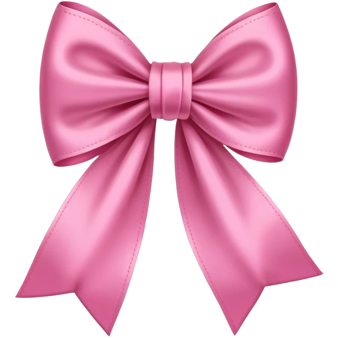 Pink bow emoji