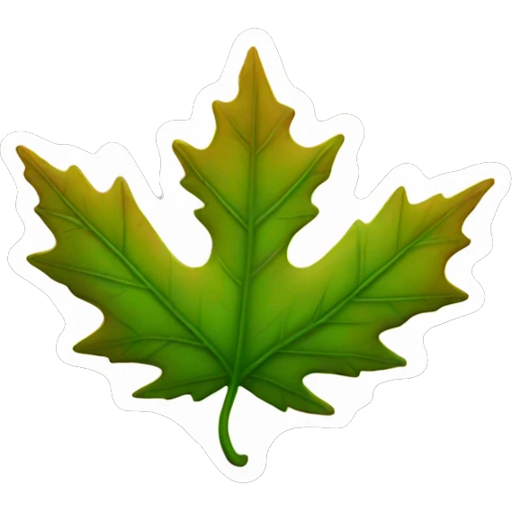 Maple leaf emoji