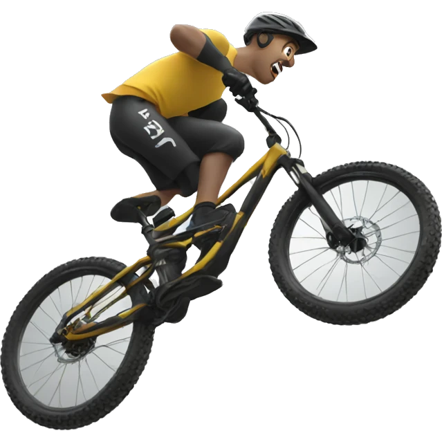 Mtb falling off  emoji