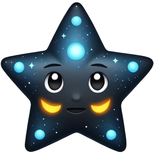 Black star emoji