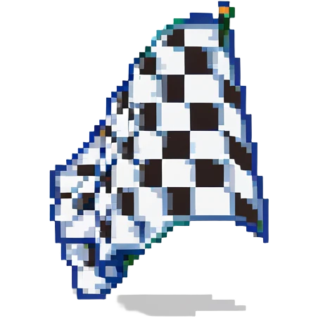 checkered racing flag emoji