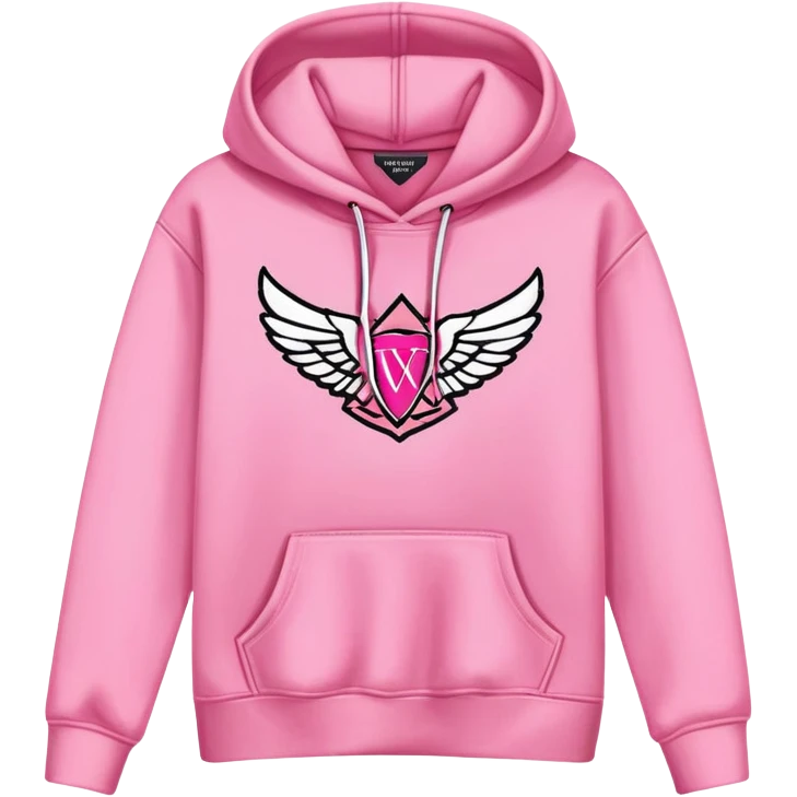 Victoria's Secret PINK hoodie with logo on the front emoji