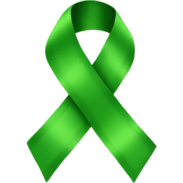 green ribbon emoji