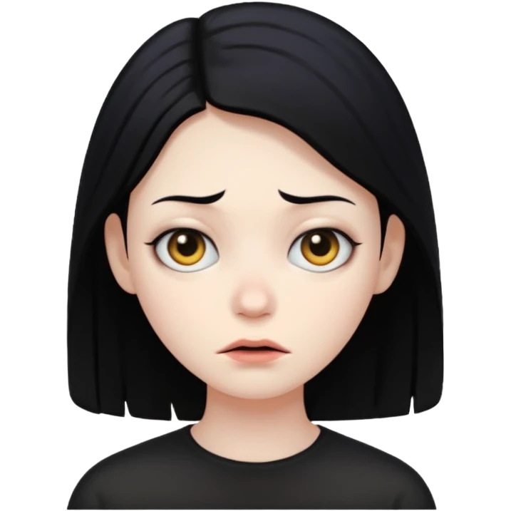really uncanny person emoji