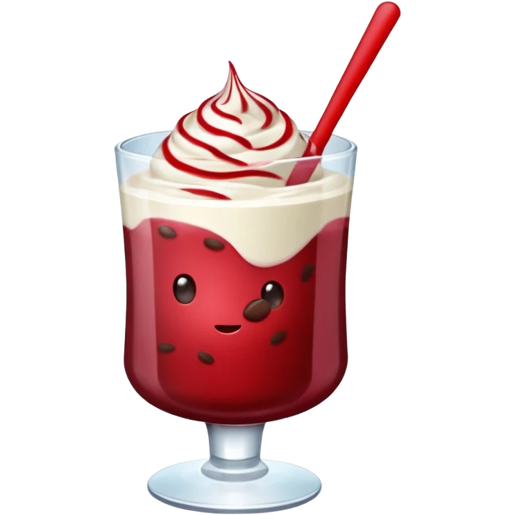 adzuki-bean ice dessert emoji